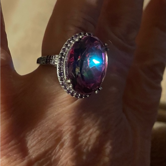 ***GENUINE ORIENTAL RUBY -HUGE STATEMENT RING-SIZE 7*** - Picture 4 of 16